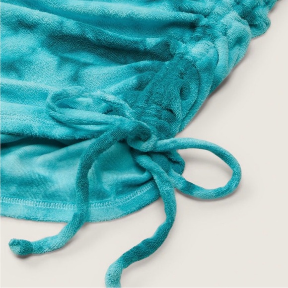 VS Pink Beach Terry Ruched Side Dress Coverup - Picture 2 of 7